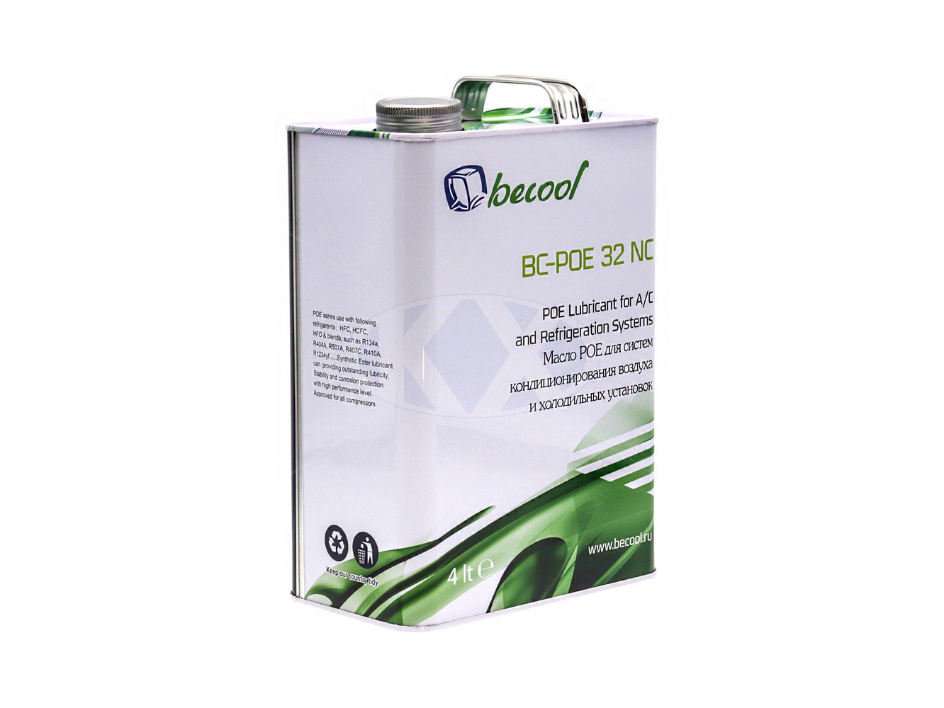 Масло синтетическое Becool POE32NС (4л) (2шт/кор)